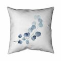 Fondo 26 x 26 in. A Branch of Eucalyptus-Double Sided Print Indoor Pillow FO2793163